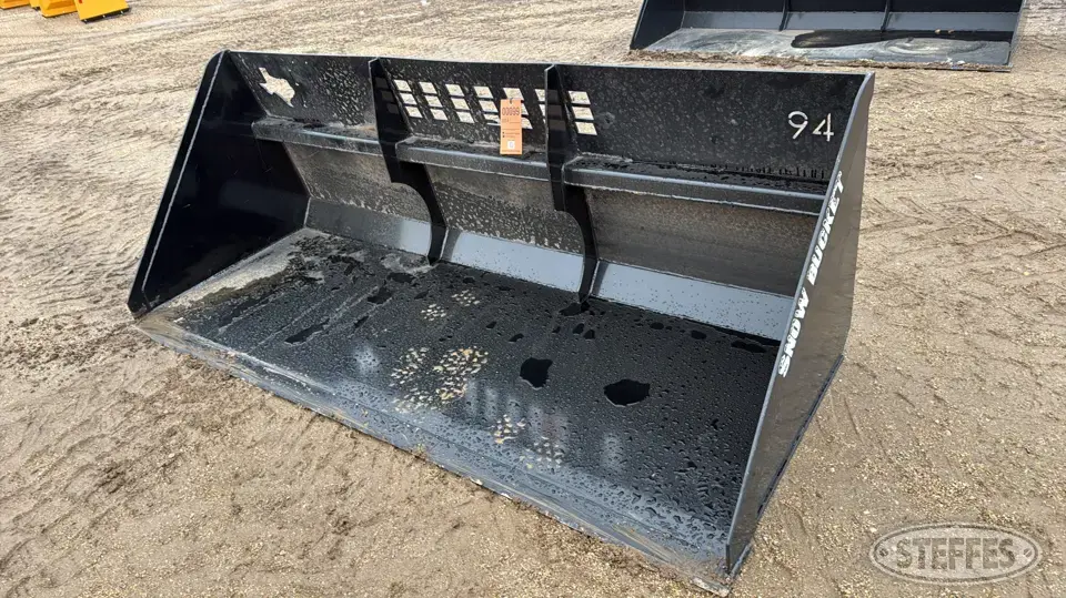 2026 Industrias America S94 Skid Steer Snow Pushers and Snowblower