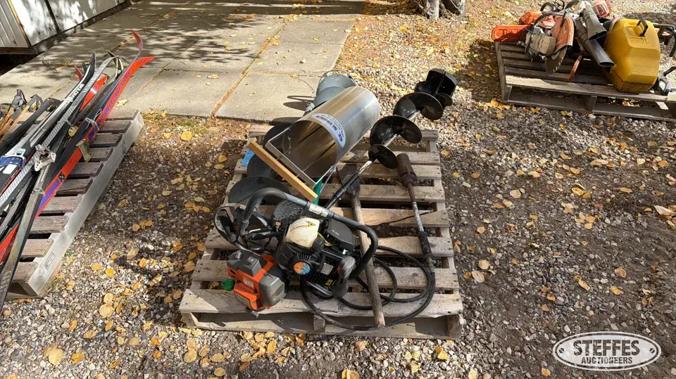 (2) ice fishing augers Recreational-Other