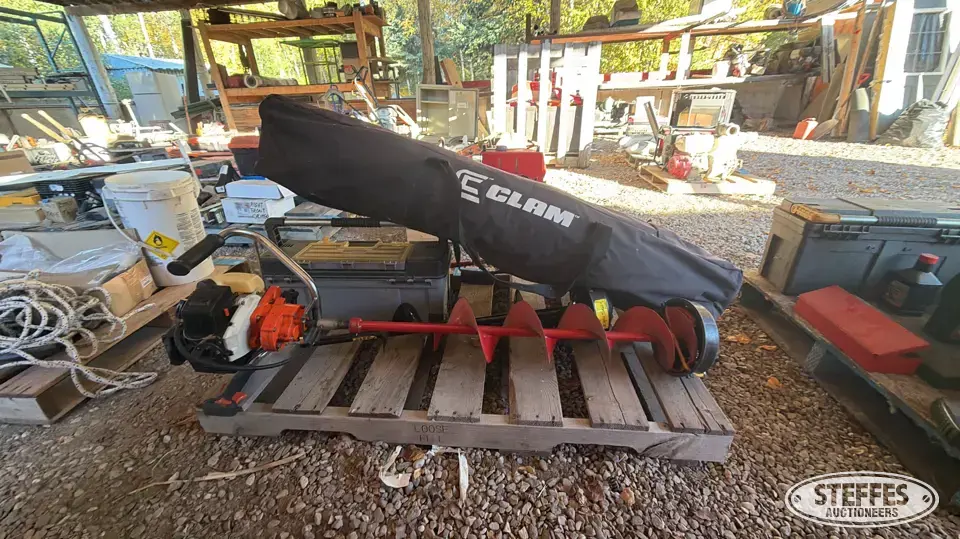 (2) Ice augers & shack Recreational-Other