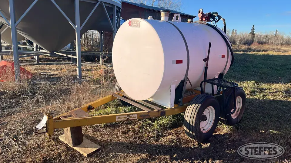 Shop-built tandem axle fuel trailer Fuel-Lube Trailer