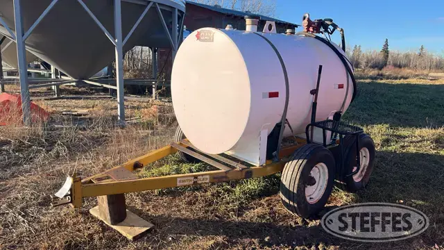 Shop-built tandem axle fuel trailer