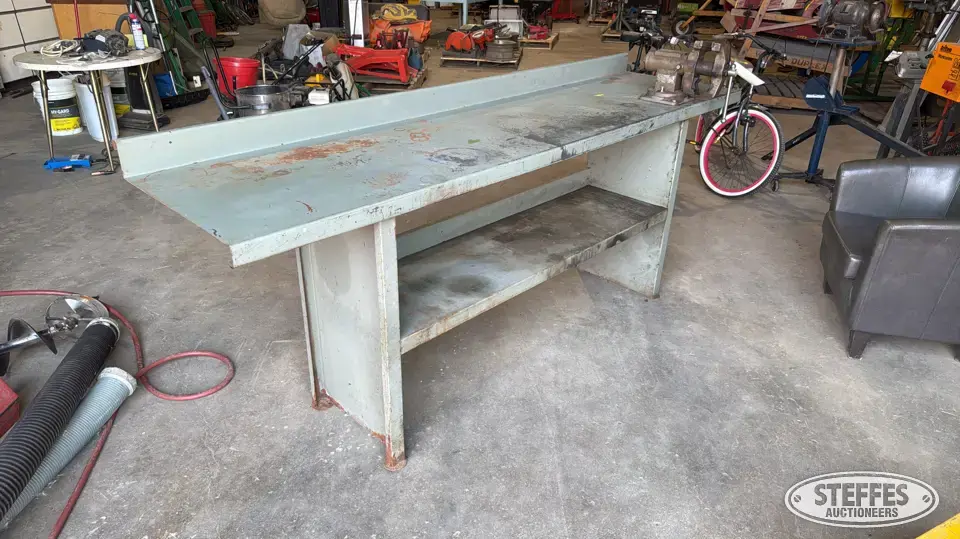 Steel workbench Storage and Bench