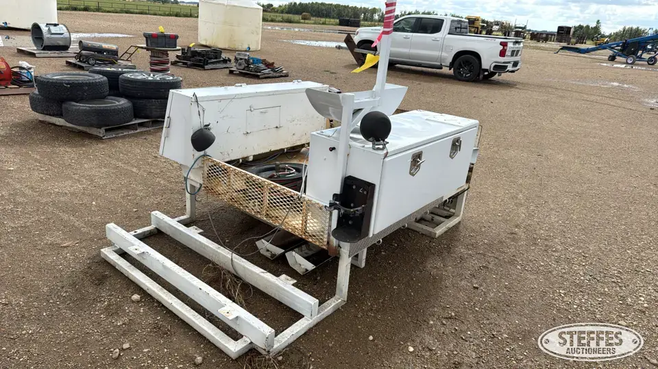 Shop-built welding skid Truck-Trailer Part