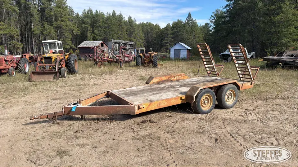 Shop built trailer Flatbed Trailer