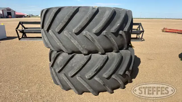 (2) Michelin 800/70R38 tires