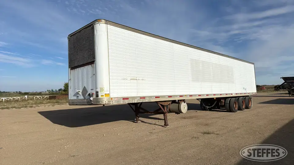 1991 Fruehauf EFB9-HT3W-53-CST-N Van Trailer