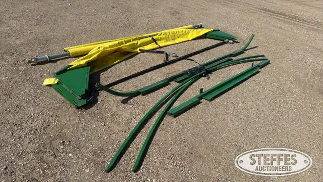 John Deere combine hopper tarp