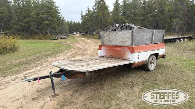 Truck box trailer