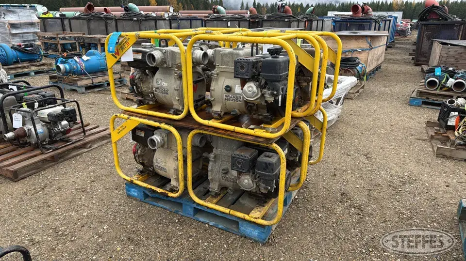 (8) Wacker Neuson PT3A trash pumps Construction Pump