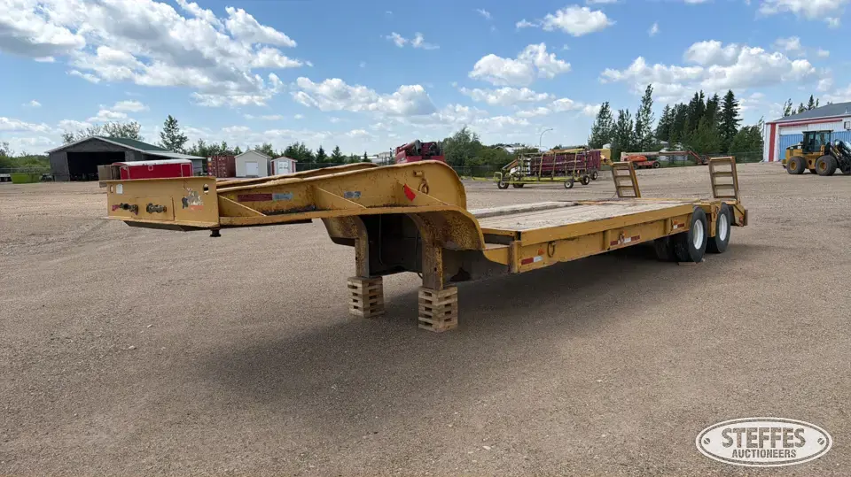 1971 Rogers Manufacturing Co WT35 Lowboy Trailer