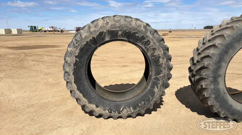 (4) Armstrong 20.8R42 tires Tractor-Implement Tire