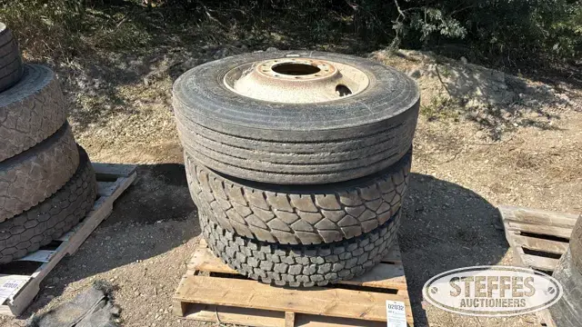 (3) 11R24.5 tires