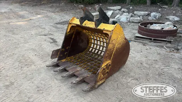 LEDI excavator screening bucket