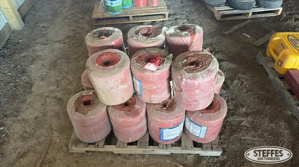(18) Rolls of baler twine Farm Support Item