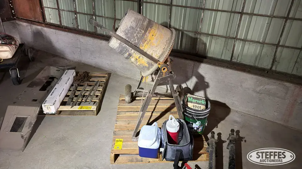 Concrete mixer Construction Support Item