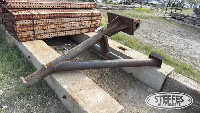 Shop-built forklift jib