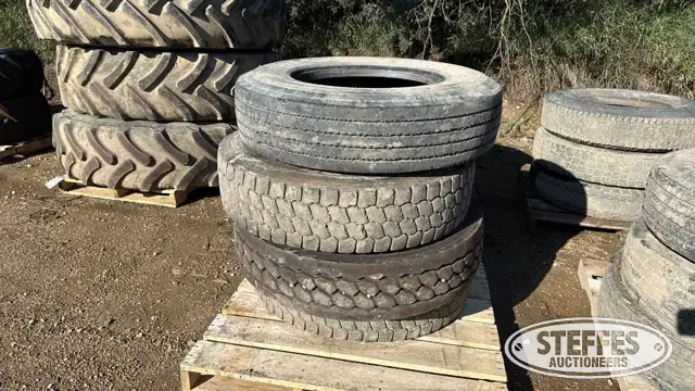 (4) 11R22.5 tires