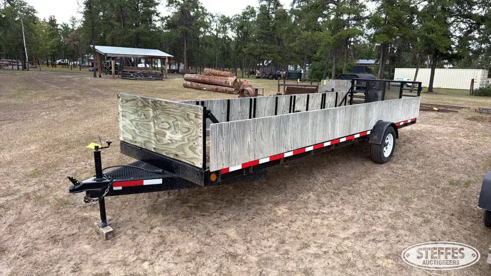 2017 Shop-built single axle utility trailer