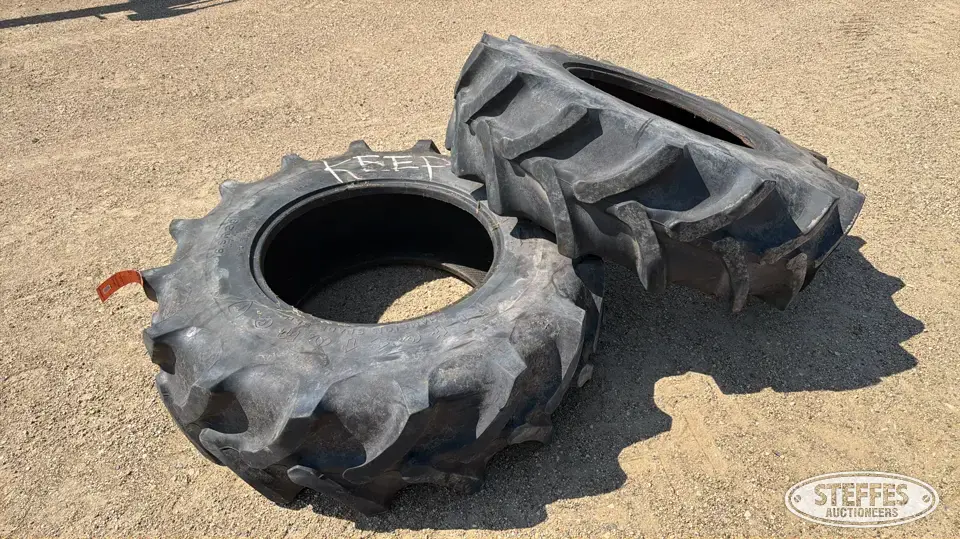 (2) Firestone 16.9R28 tires Tractor-Implement Tire