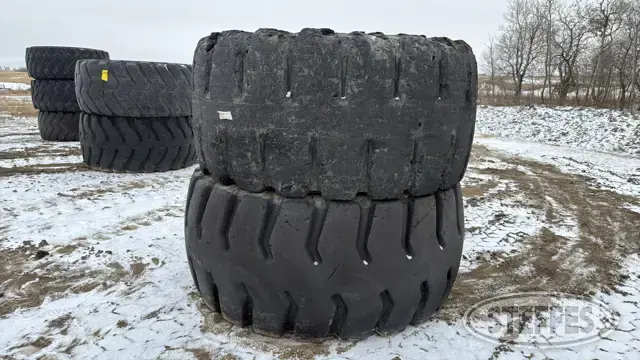 (2) Goodyear 35/65-33 tires