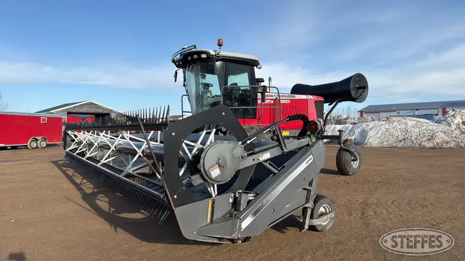 2015 Massey Ferguson WR9740 Self-Propelled Windrower