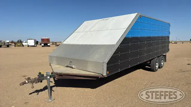 2001 Shop-built tandem axle enclosed cargo trailer