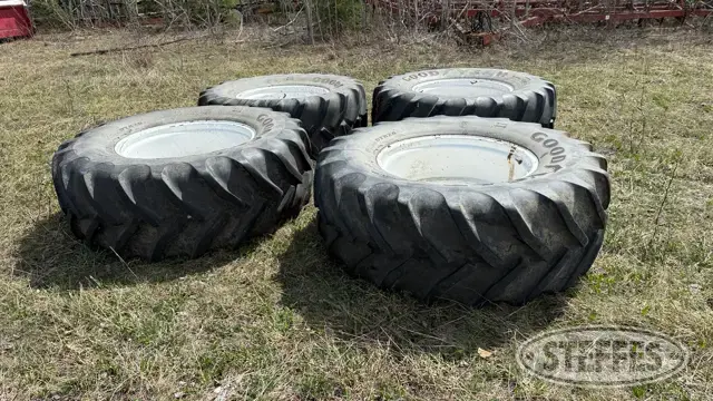 (4) Goodyear DT820 540/65R30 tires
