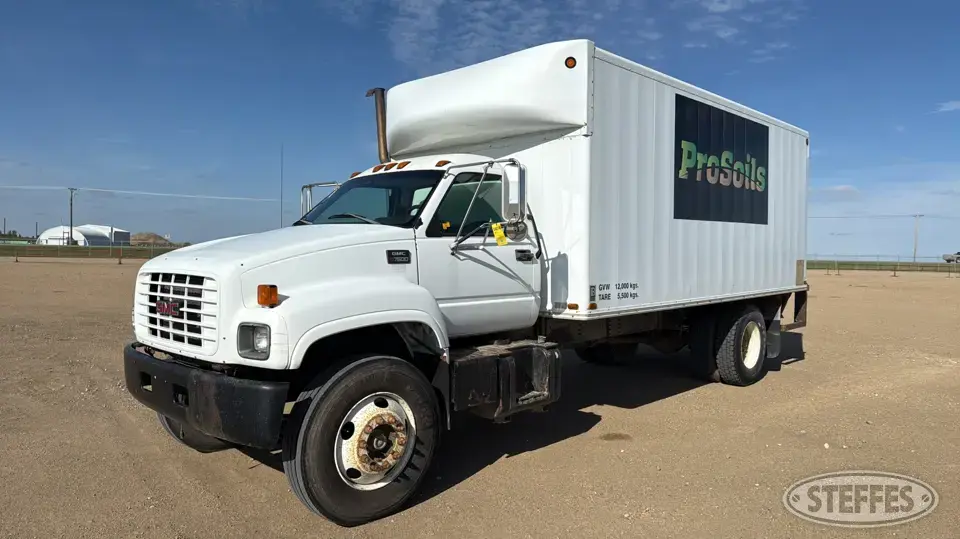 1998 GMC C7500 Single Axle Boxed Truck