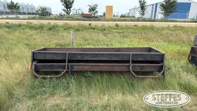 (2) Lewis feed bunks