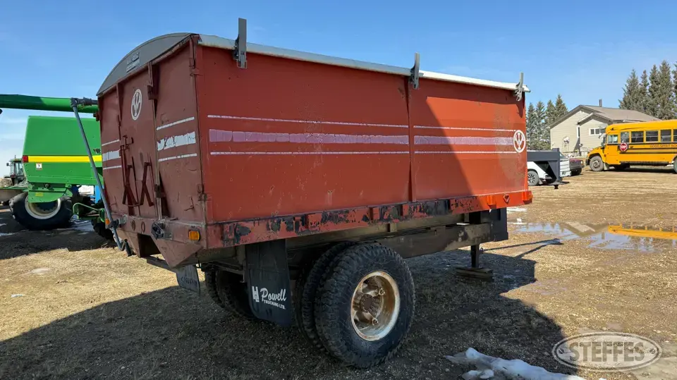 Shop-built Gooseneck Dump Trailer