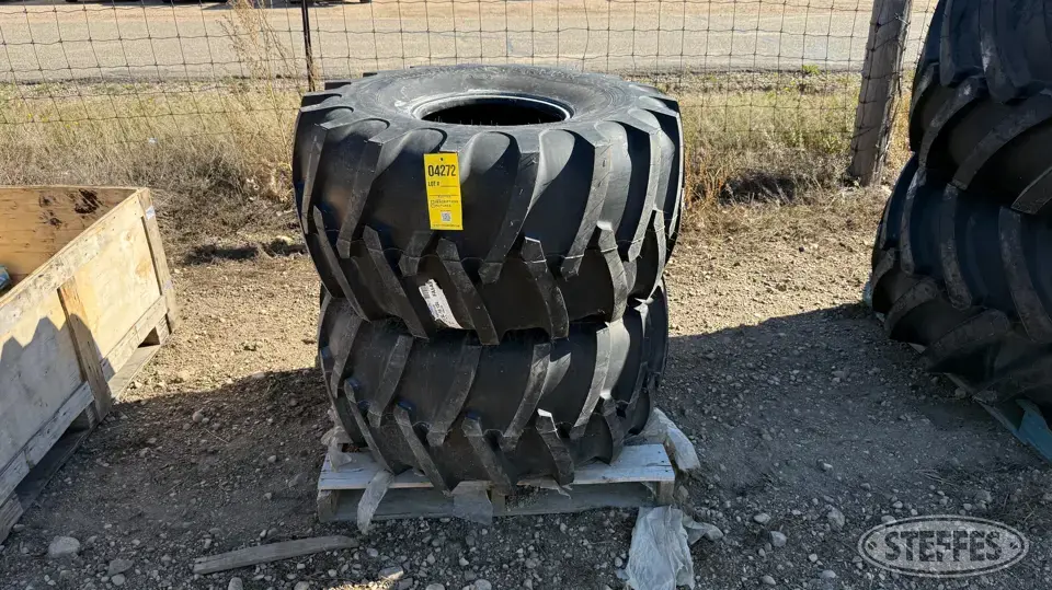 (2) American Farmer 21.5L-16.1SL tires Tractor-Implement Tire