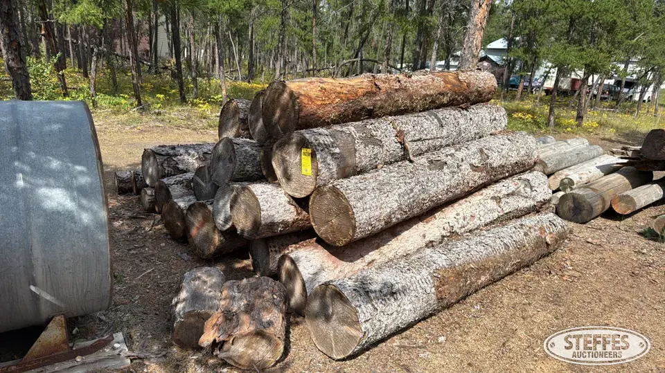(22) White spruce saw logs Construction Support Item