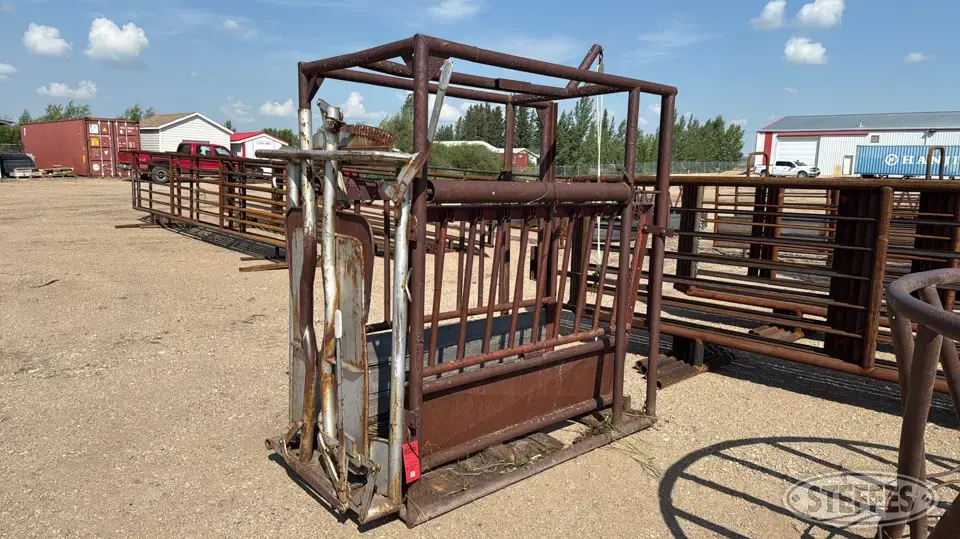 Livestock squeeze chute