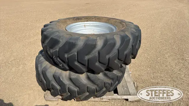 (2) Firestone 14.00-24 tires