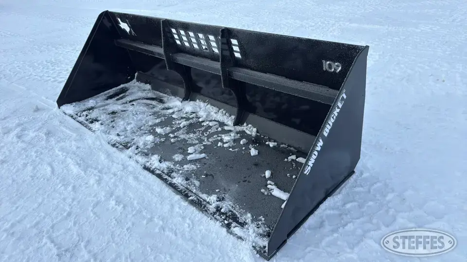 2026 Industrias America S102 Skid Steer Snow Pushers and Snowblower