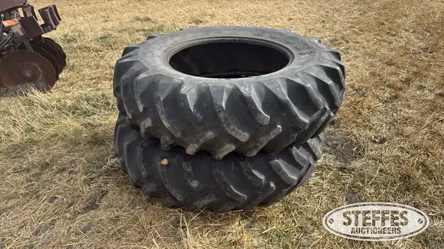 (2) Goodyear Dyna Torque 18.4-34 tires