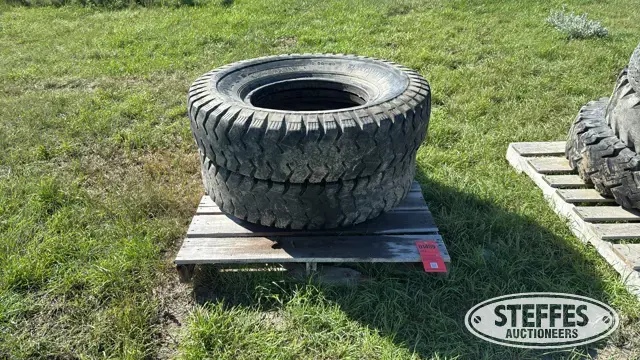 (2) 10.00-20 tires