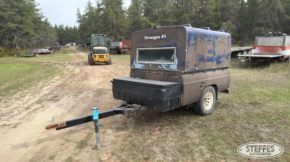 Shop-built single axle utility trailer