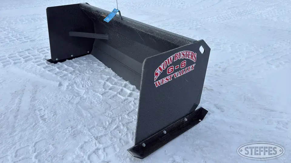 2026 Industrias America G6 Skid Steer Snow Pushers and Snowblower