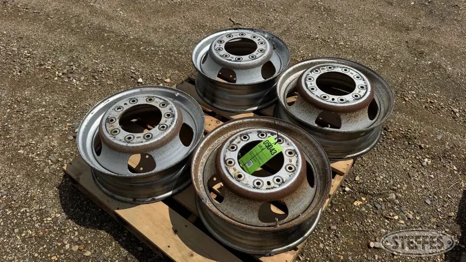 (4) Dodge steel wheels Truck-Trailer Part