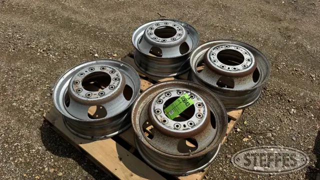 (4) Dodge steel wheels
