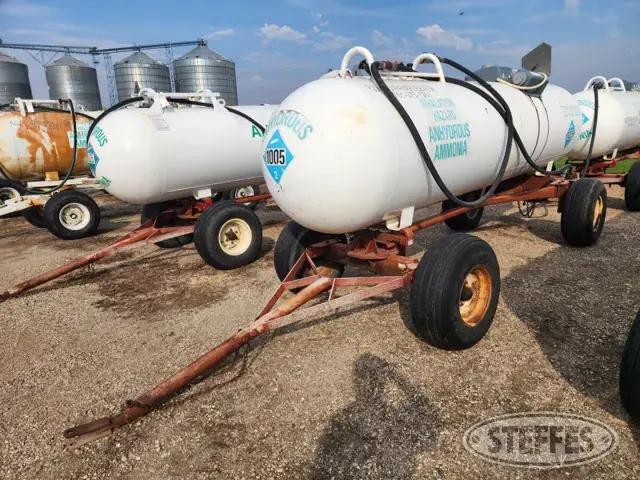 1,000 gal. NH3 tank