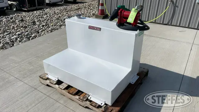 Weather Guard L-shaped fuel transfer tank