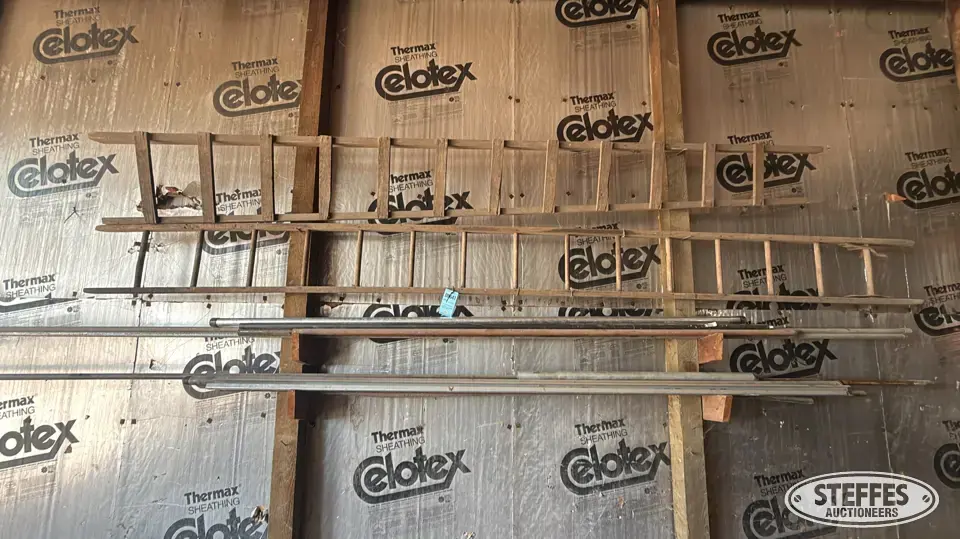 (2) Wooden ladders General Tools and Shop Supply