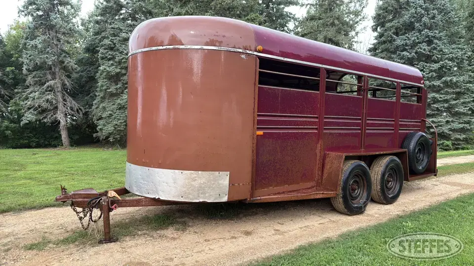 Hale Bumper Livestock Trailer