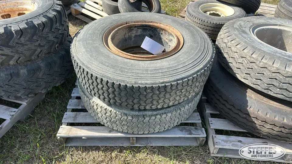 (2) 10.00R20 tires Truck Tire