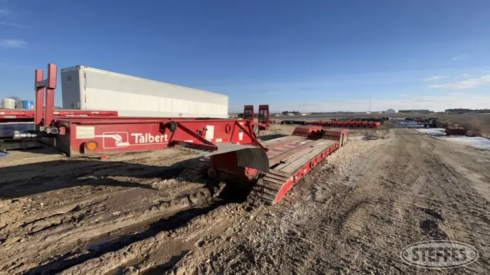 1995 Talbert RGN Lowboy Trailer