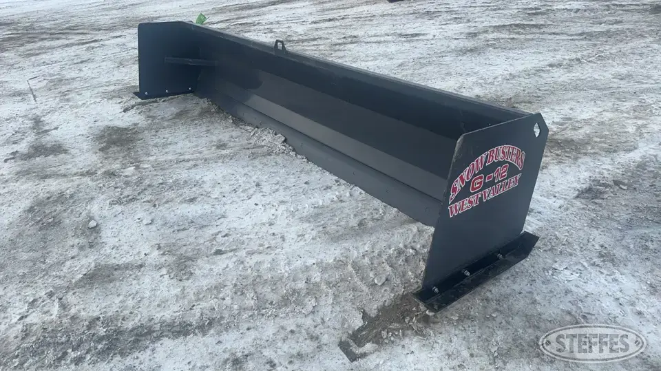 2024 Industrias America G12 Skid Steer Snow Pushers and Snowblower