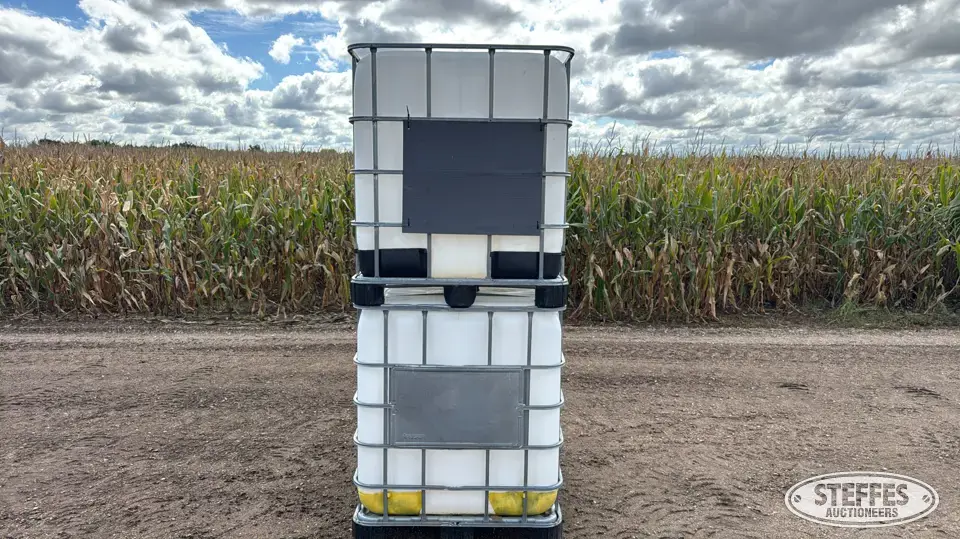 (2) 250 gal. chemical totes Farm Support Item