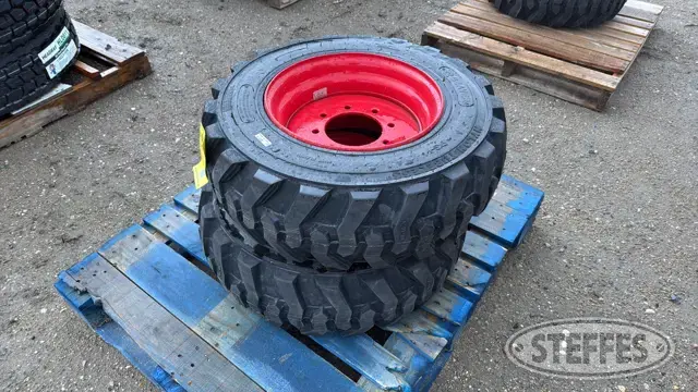 (2) 10-16.5 skid steer tires